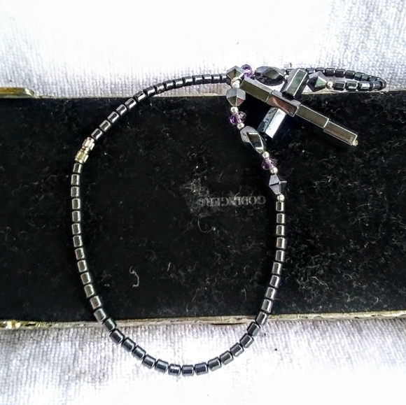 VINTAGE SILVER PLATE JEWELRY CASE ❤ - Picture 5 of 7